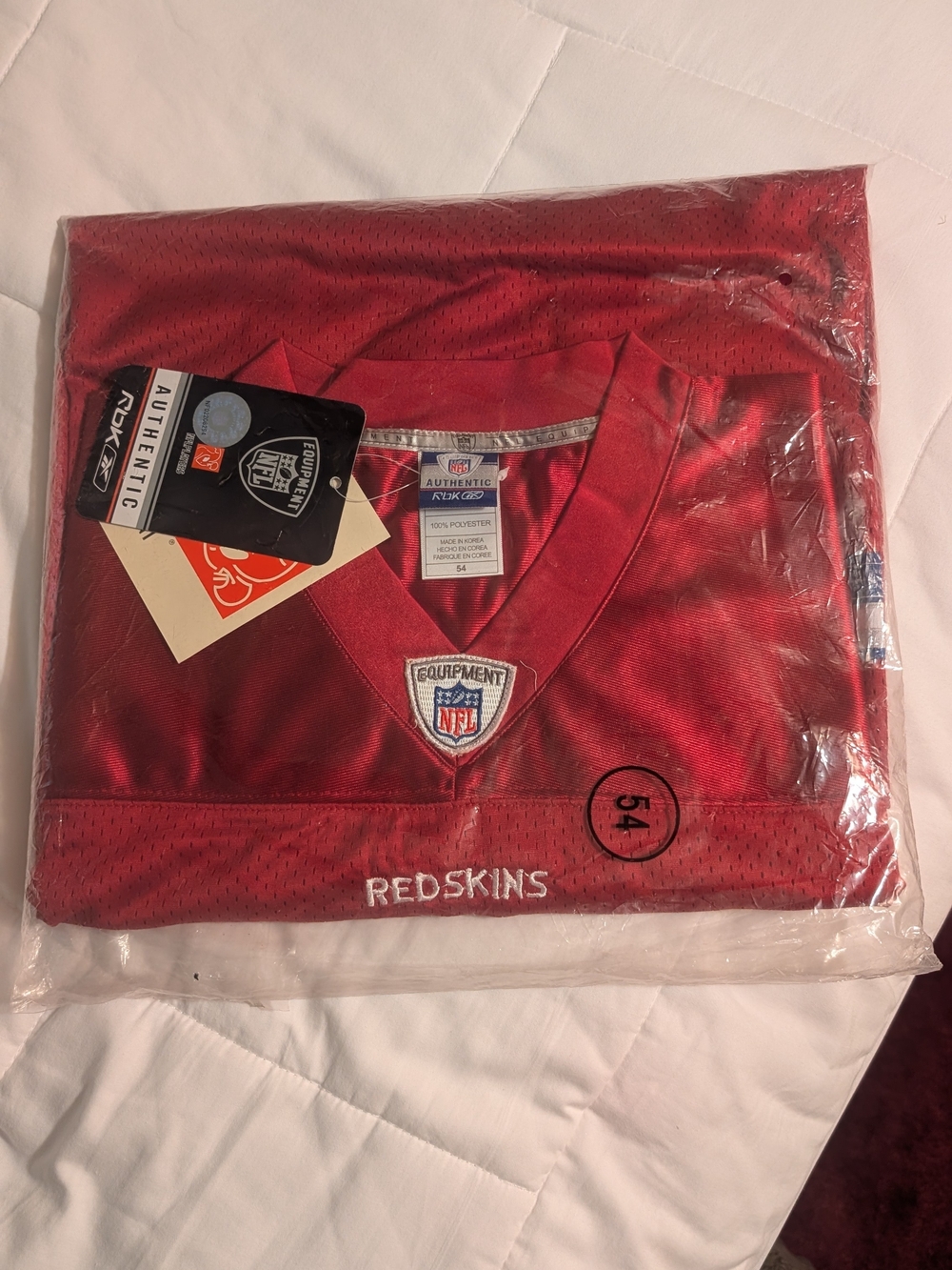 Washington Redskins Jersey Cooley 47 Authentic Reebok